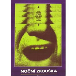 Filmový plakát A1 - Noční zkouška